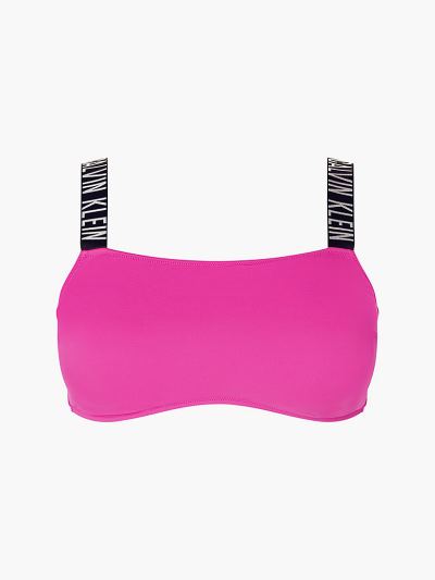 Calvin Klein Ruhák HU024307 | Calvin Klein Intense Power Plus Size Bandeau Női Bikini Felső Lila